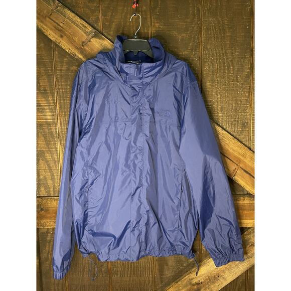 The NORTH FACE Jacket Men’s Size XXL Blue Lightweight Hooded Adjustable NEW - Picture 1 of 16